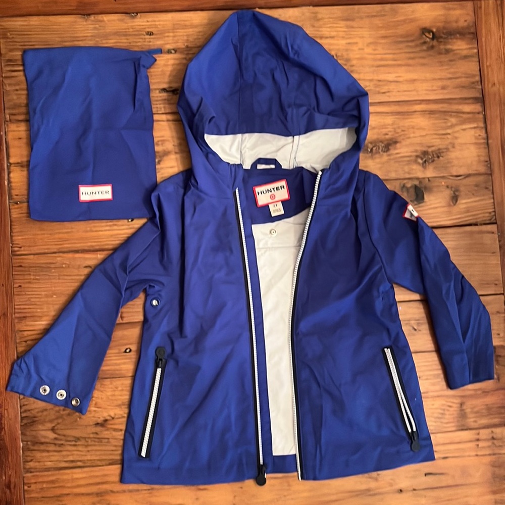 Hunter for Target Blue Kids Raincoat with Hood